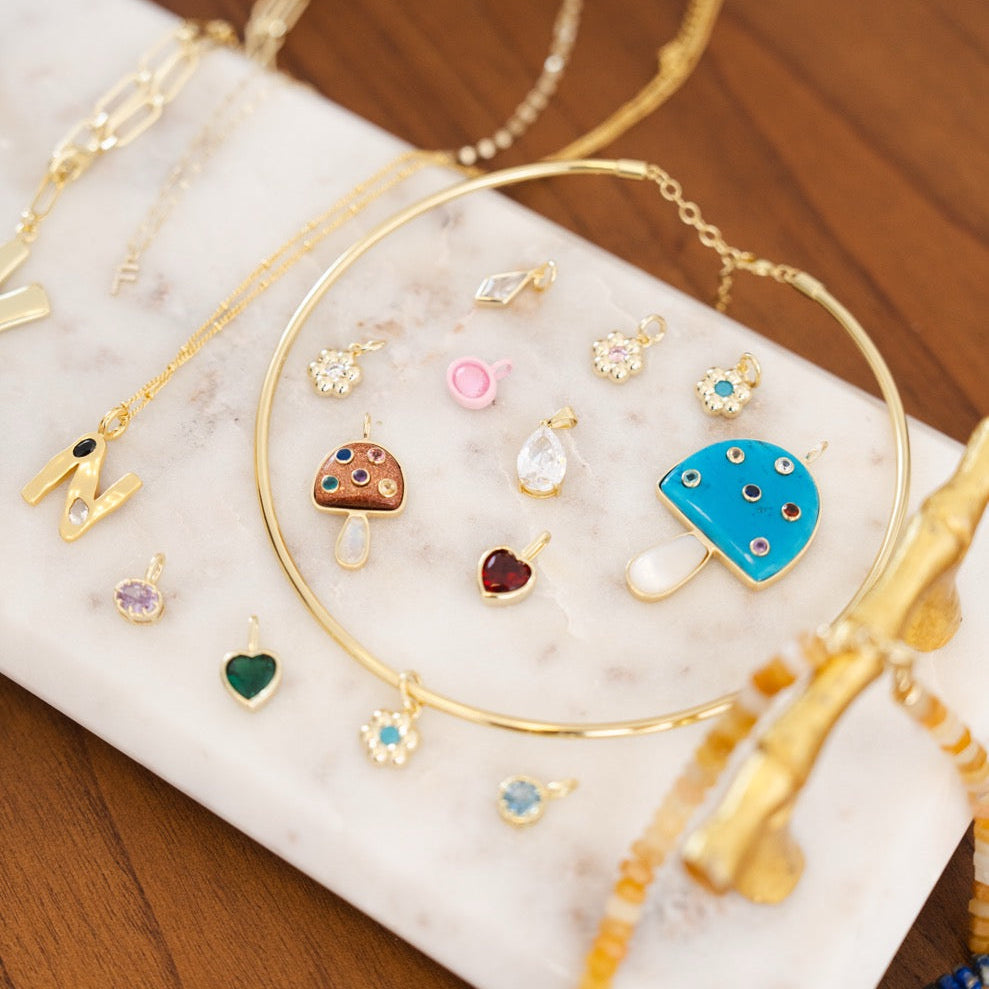 MARY HEART CHARM