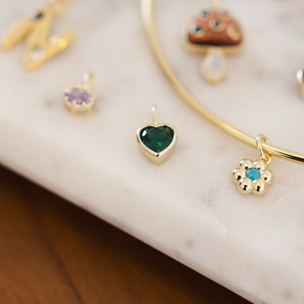 MARY HEART CHARM