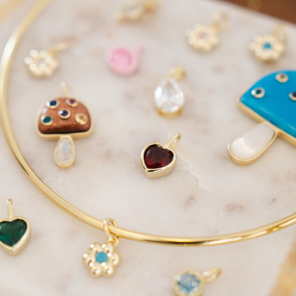 MARY HEART CHARM