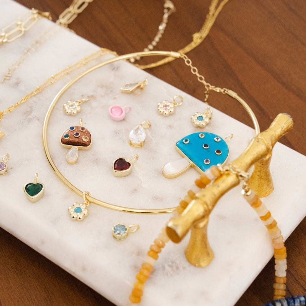 MARY HEART CHARM