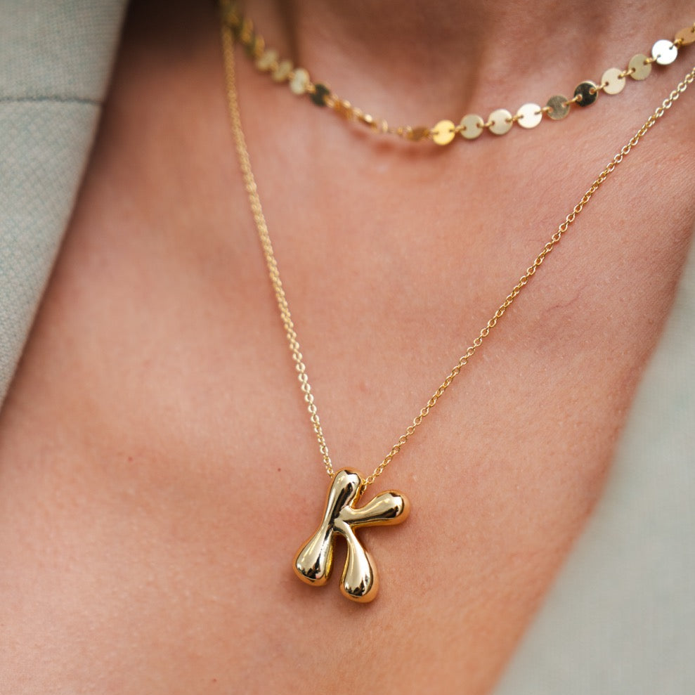 JUMBO INITIAL NECKLACE