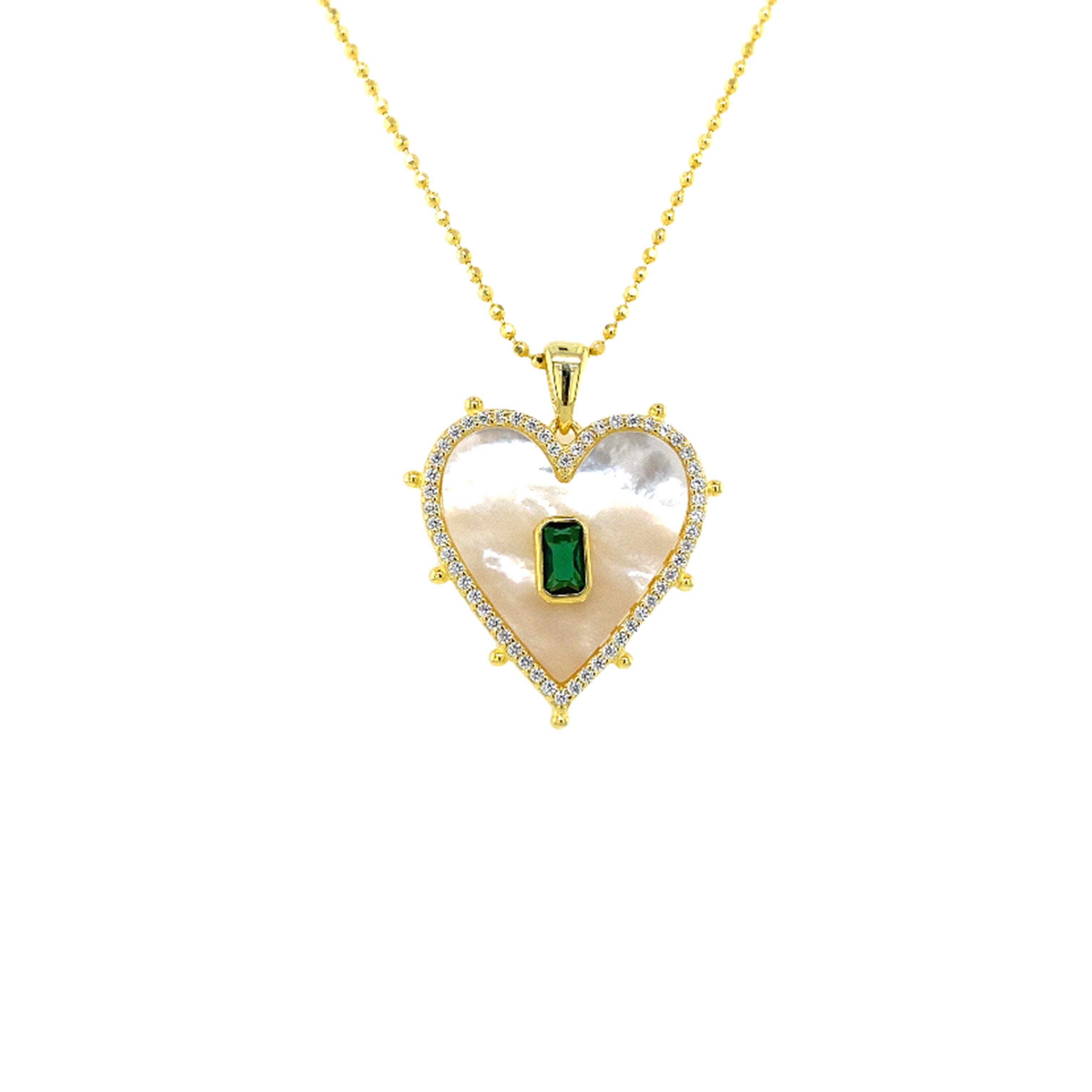 PERLA HEART NECKLACE