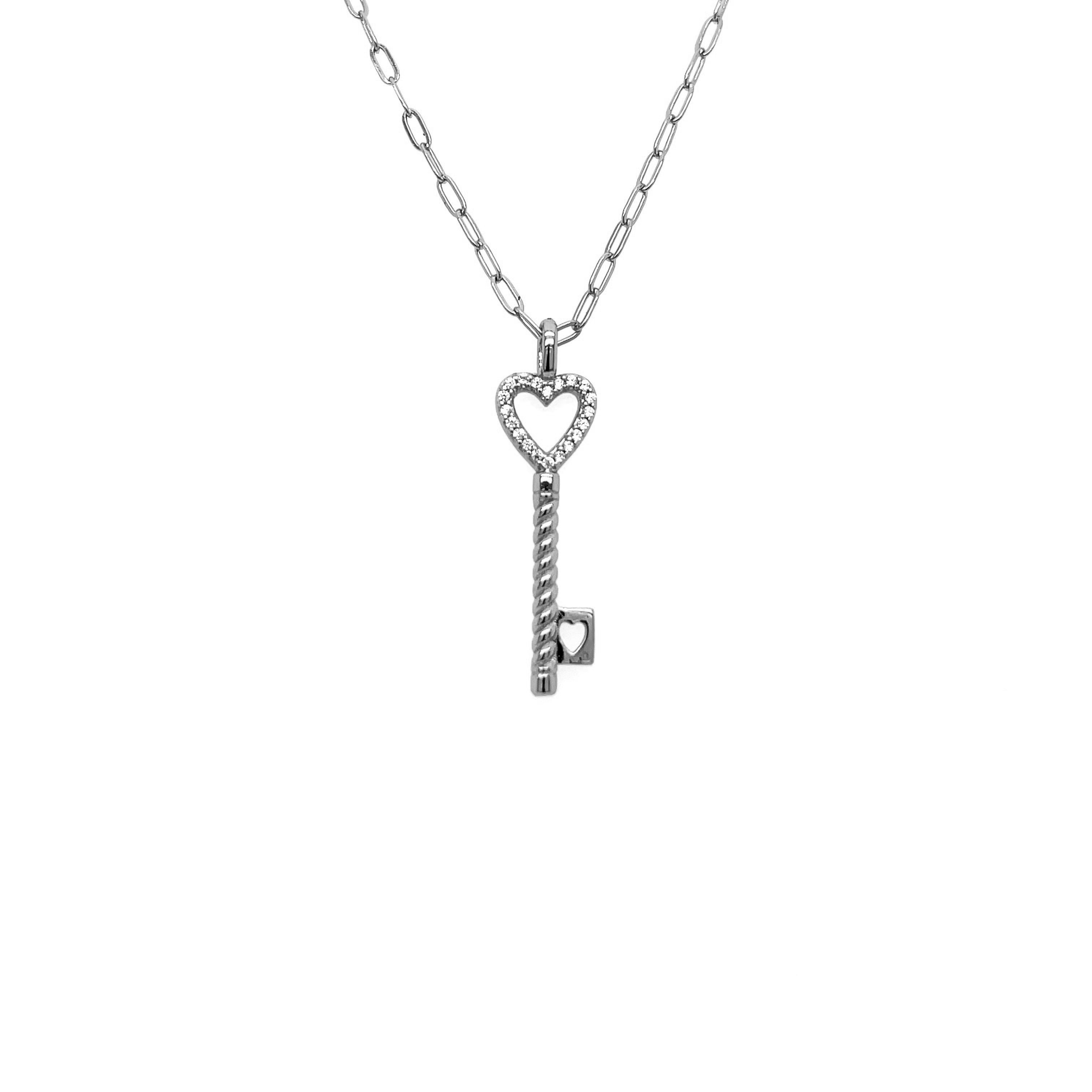 KEY OF HEART NECKLACE