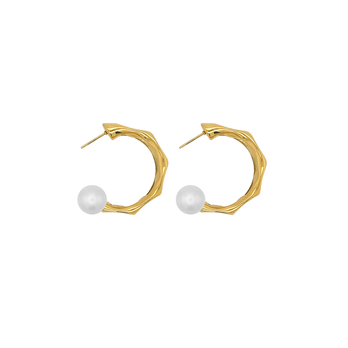 CURVED ARGOLLA EARRINGS