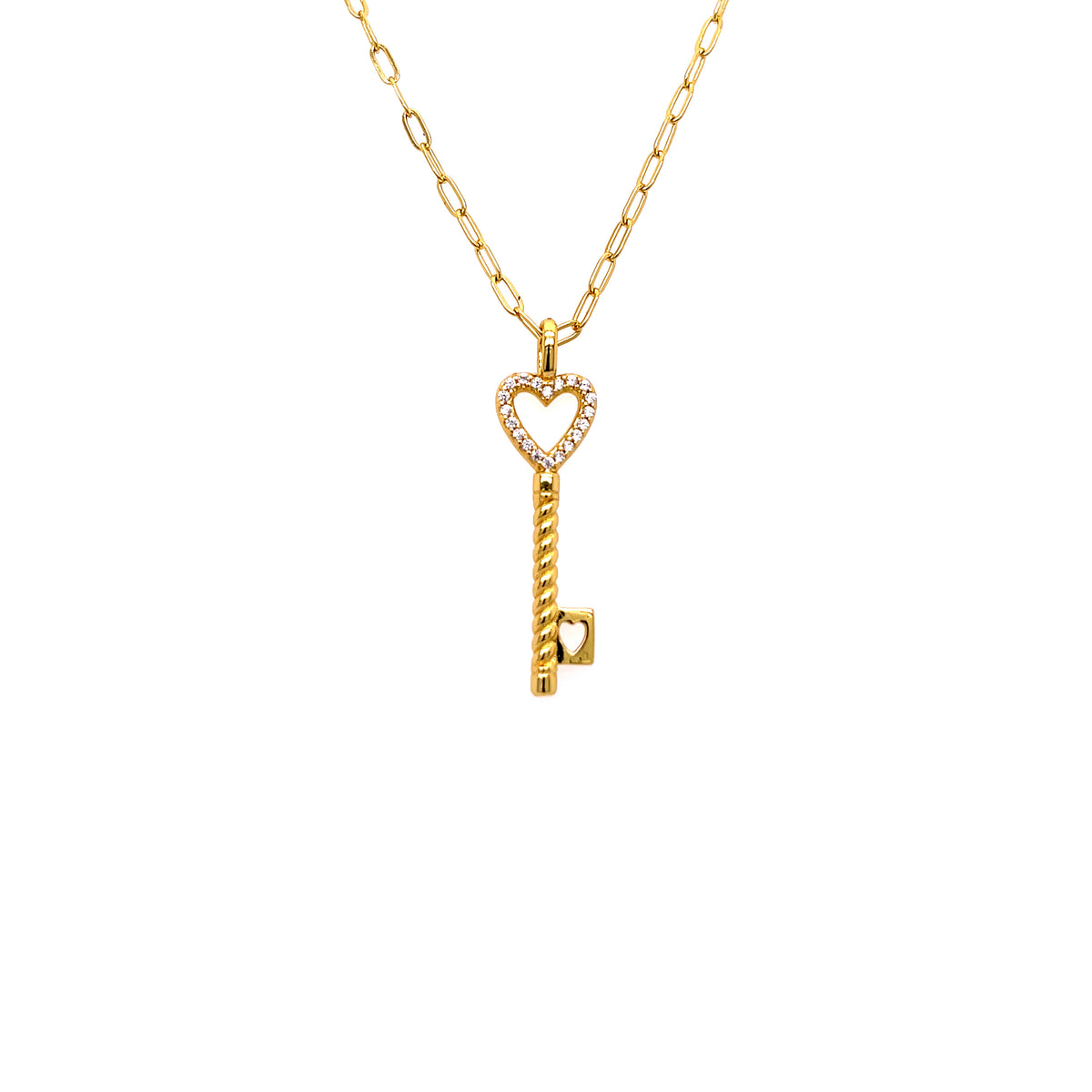 KEY OF HEART NECKLACE