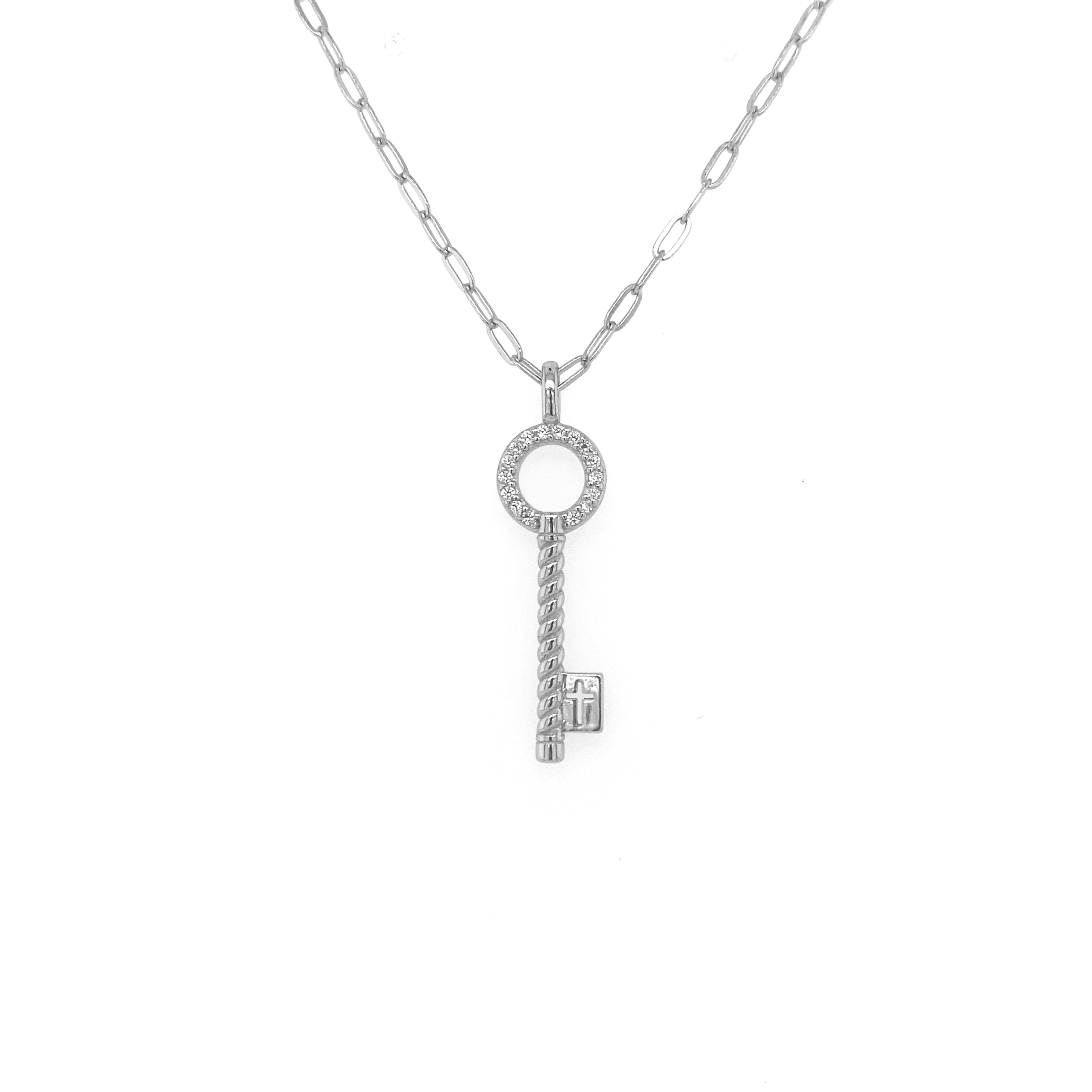 KEY OF CROSS NECKLACE