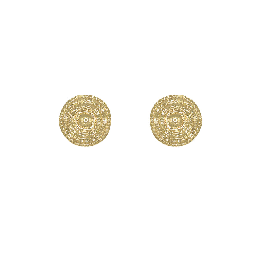 SUN CIRCLE SINGLE EARRINGS