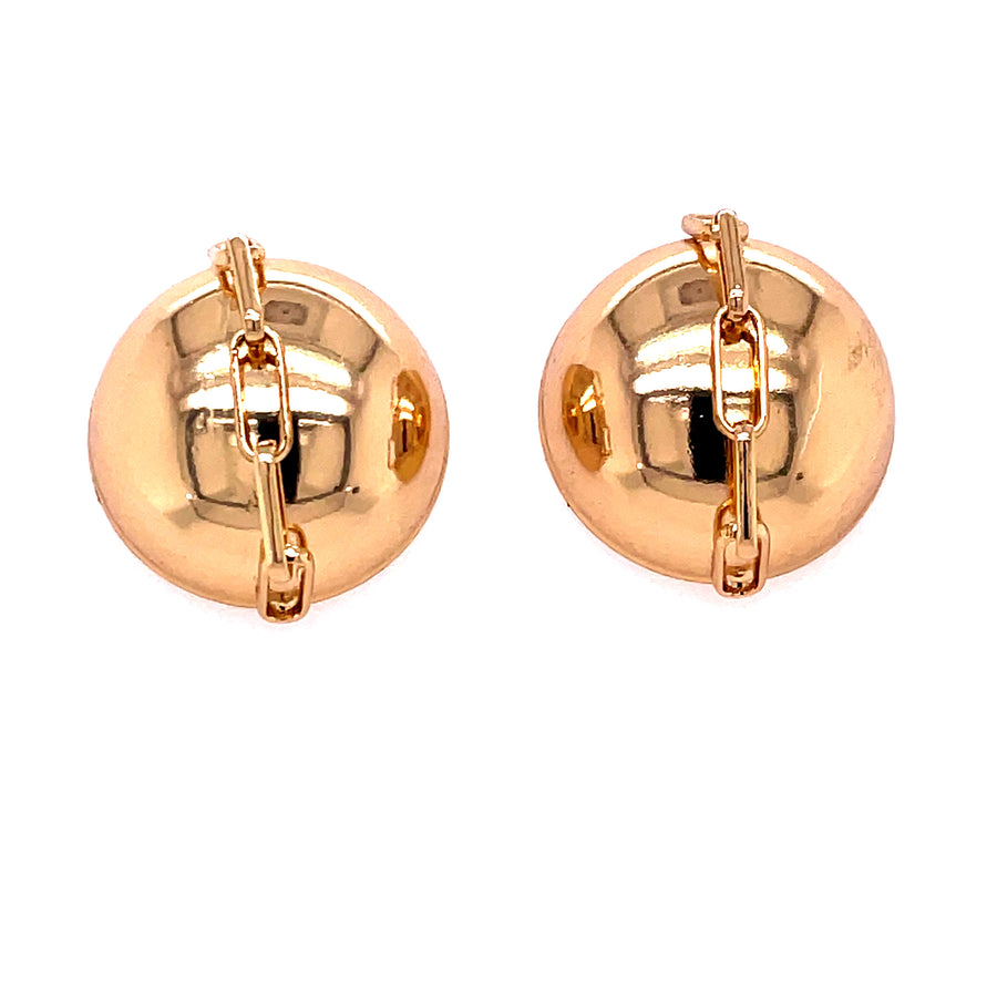BOLA CON CADENA EARRINGS