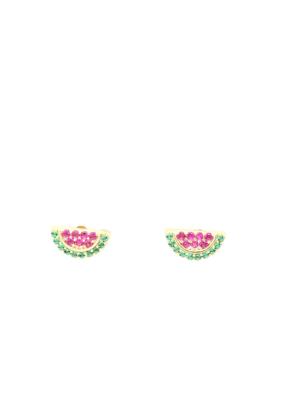 WATERMELON STUD EARRING