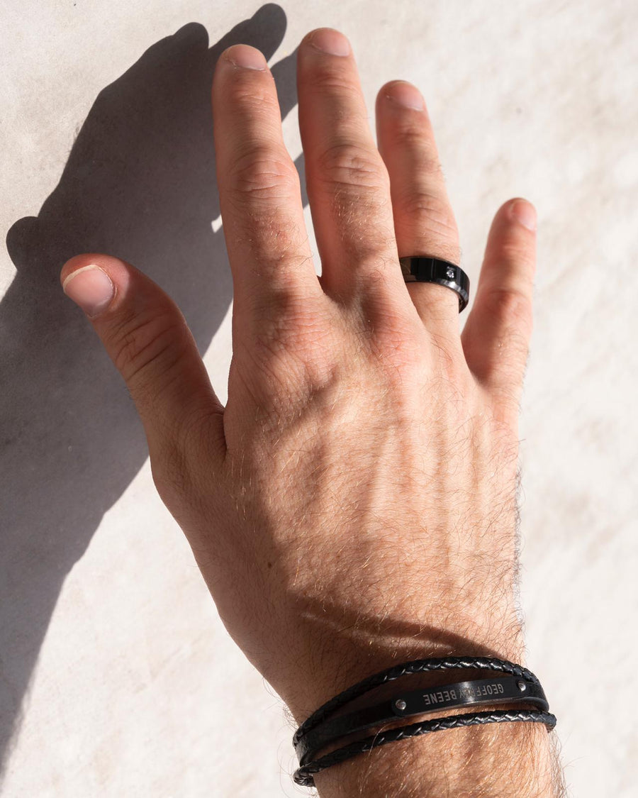 MEN'S LEATHER BRACELET